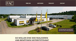 Desktop Screenshot of fac-gmbh.de