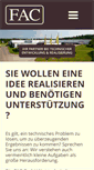 Mobile Screenshot of fac-gmbh.de